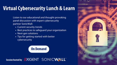SonicWall cybersecurity panel on demand